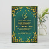 Invitation Ganesh Chaturthi Puja (Debout devant)