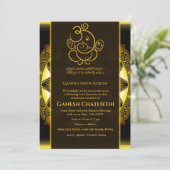 Invitation Ganesh Chaturthi Puja (Debout devant)