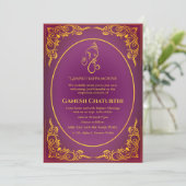 Invitation Ganesh Chaturthi Puja (Debout devant)