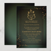 Invitation Ganesh Chaturthi Puja (Devant / Derrière)