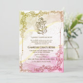 Invitation Ganesh Chaturthi Puja (Debout devant)