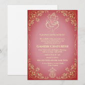 Invitation Ganesh Chaturthi Puja (Devant / Derrière)