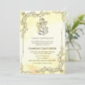 Invitation Ganesh Chaturthi Puja (Debout devant)