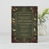 Invitation Ganesh Chaturthi Puja (Debout devant)