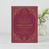 Invitation Ganesh Chaturthi Puja (Debout devant)