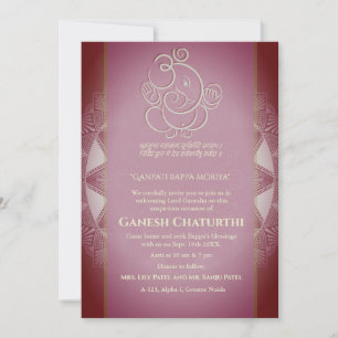 Invitation Ganesh Chaturthi Puja