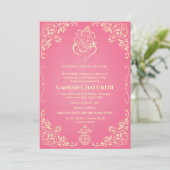 Invitation Ganesh Chaturthi Puja (Debout devant)