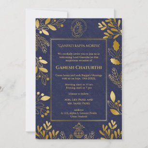 Invitation Ganesh Chaturthi Puja