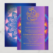 Invitation Ganesh Chaturthi Puja (Devant / Derrière)