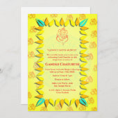 Invitation Ganesh Chaturthi Puja (Devant / Derrière)