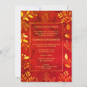 Invitation Ganesh Chaturthi Puja