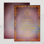 Invitation Ganesh Chaturthi Puja (Devant / Derrière)