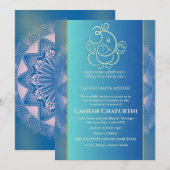 Invitation Ganesh Chaturthi Puja (Devant / Derrière)