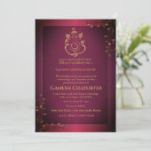 Invitation Ganesh Chaturthi Puja (Debout devant)