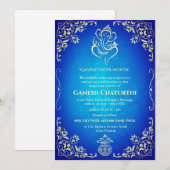 Invitation Ganesh Chaturthi Puja (Devant / Derrière)