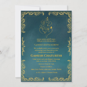 Invitation Ganesh Chaturthi Puja