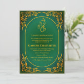 Invitation Ganesh Chaturthi Puja (Debout devant)