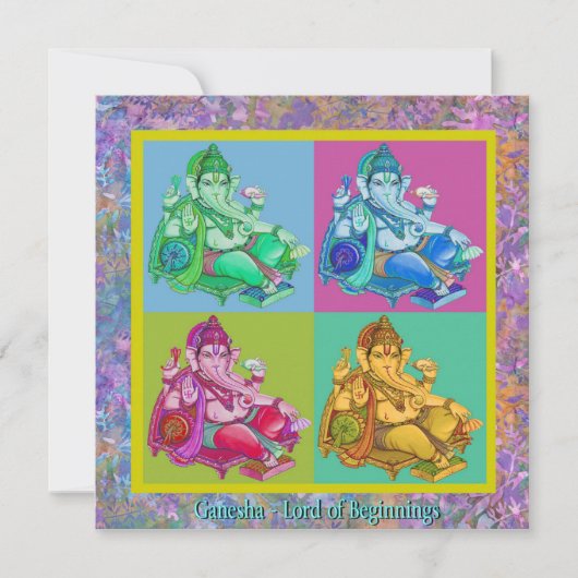 Invitation Ganesha (Devant)