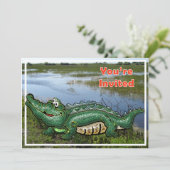 Invitation Gang Green Gator dans l'invitation de Glades (Debout devant)