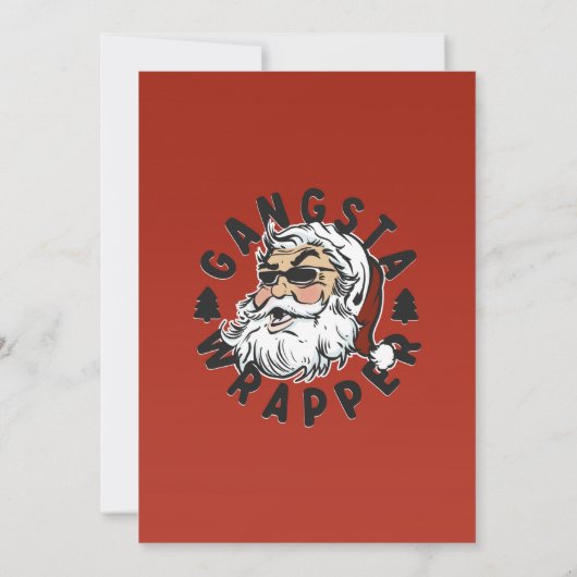 Invitation Gangsta Wrapper (Dos)