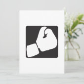 Invitation Gant de boxe (Debout devant)