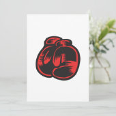 Invitation Gants de boxe (Debout devant)