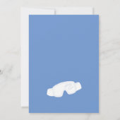 Invitation Gants de ski d'hiver mains en forme de coeur Maria (Dos)