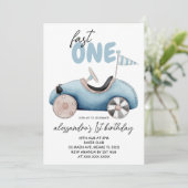 Invitation Garçon 1er Fast Un Anniversaire (Debout devant)