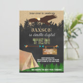 Invitation Garçon à deux chiffres 10ème anniversaire invitati (Debout devant)