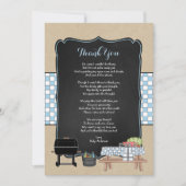 Invitation Garçon bébé Q merci note poème / baby shower barbe (Devant)