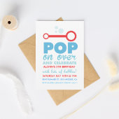 Invitation (Garçon) Bubble Party thème Anniversaire Invitatio