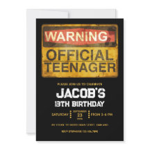 Garçon de 13 ans pour son anniversaire