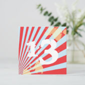 Invitation Garçon de l'adolescence de l'invitation | de fête (Debout devant)