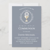Invitation garçon de première communion (Devant)