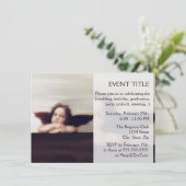 Invitation Garçon de sourire d'ange d'ange (Debout devant)