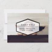 Invitation Garçon de sourire d'ange d'ange (Dos)