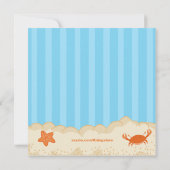 Invitation Garçon de surfer à l'invitation d'anniversaire de (Dos)