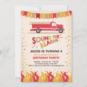 Invitation Garçon d'invitation d'anniversaire de (Devant)