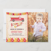 Invitation Garçon d'invitation d'anniversaire de (Devant)