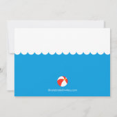 Invitation Garçon d'invitation d'anniversaire de réception au (Dos)