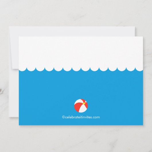 Invitation Garçon d'invitation d'anniversaire de réception au (Dos)