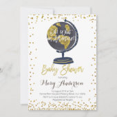 Invitation Garçon d'invitation de baby shower d'aventure (Devant)