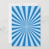 Invitation Garçon Fête d'anniversaire Bash Voiture de sport B (Dos)