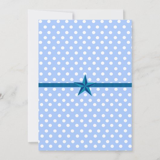 Invitation Garçon nautique (Dos)