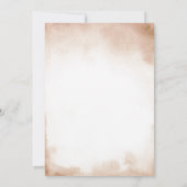 Invitation Garçon ou fille Beige Hot Air Balloon Révélation d (Dos)