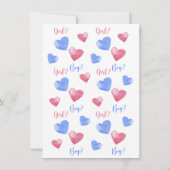 Invitation Garçon ou fille - Glace Cream - Genre révéler la f (Dos)