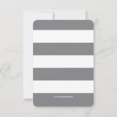 Invitation garçon ou fille N'IMPORTE QUEL ÂGE boisé OWL BIRTH (Dos)