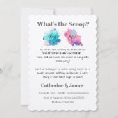 Invitation Garçon ou fille, Qu'est-ce que ce sera la révélati (Devant)