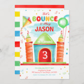 Invitation Garçon Rebond (Devant / Derrière)