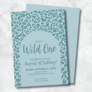 Invitation Garçon Safari Sauvage 1er Anniversaire